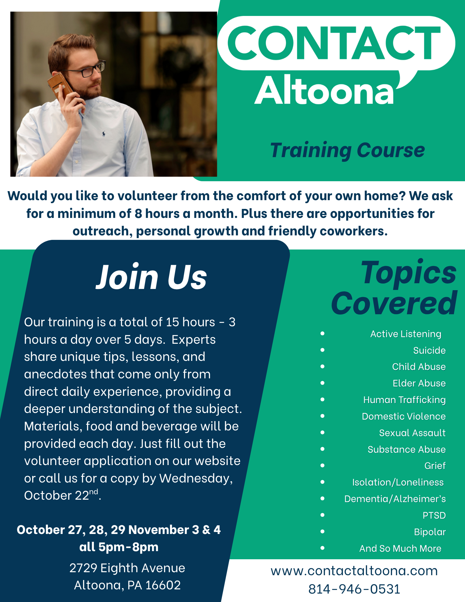 CONTACT Altoona Fall Training Class 2025